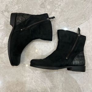 Ecco zip up boots